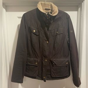 Barbour Sherpa Lined Waxed Jacket